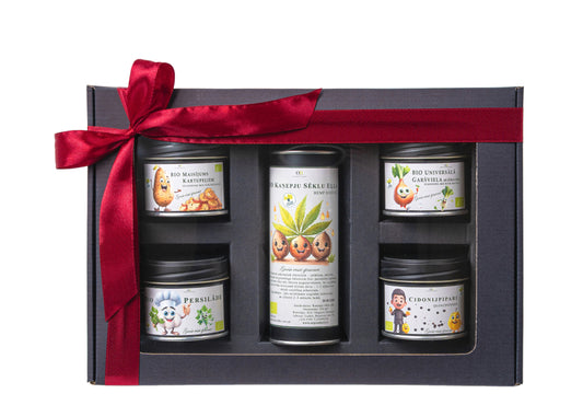 Dāvanu komplekts “Ekskluzīvais ar kaņepju eļļu” ❗ PIEEJAMI PĒC 12. DECEMBRA