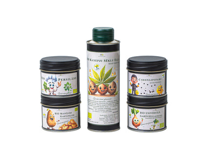 Dāvanu komplekts “Ekskluzīvais ar kaņepju eļļu” ❗ PIEEJAMI PĒC 12. DECEMBRA